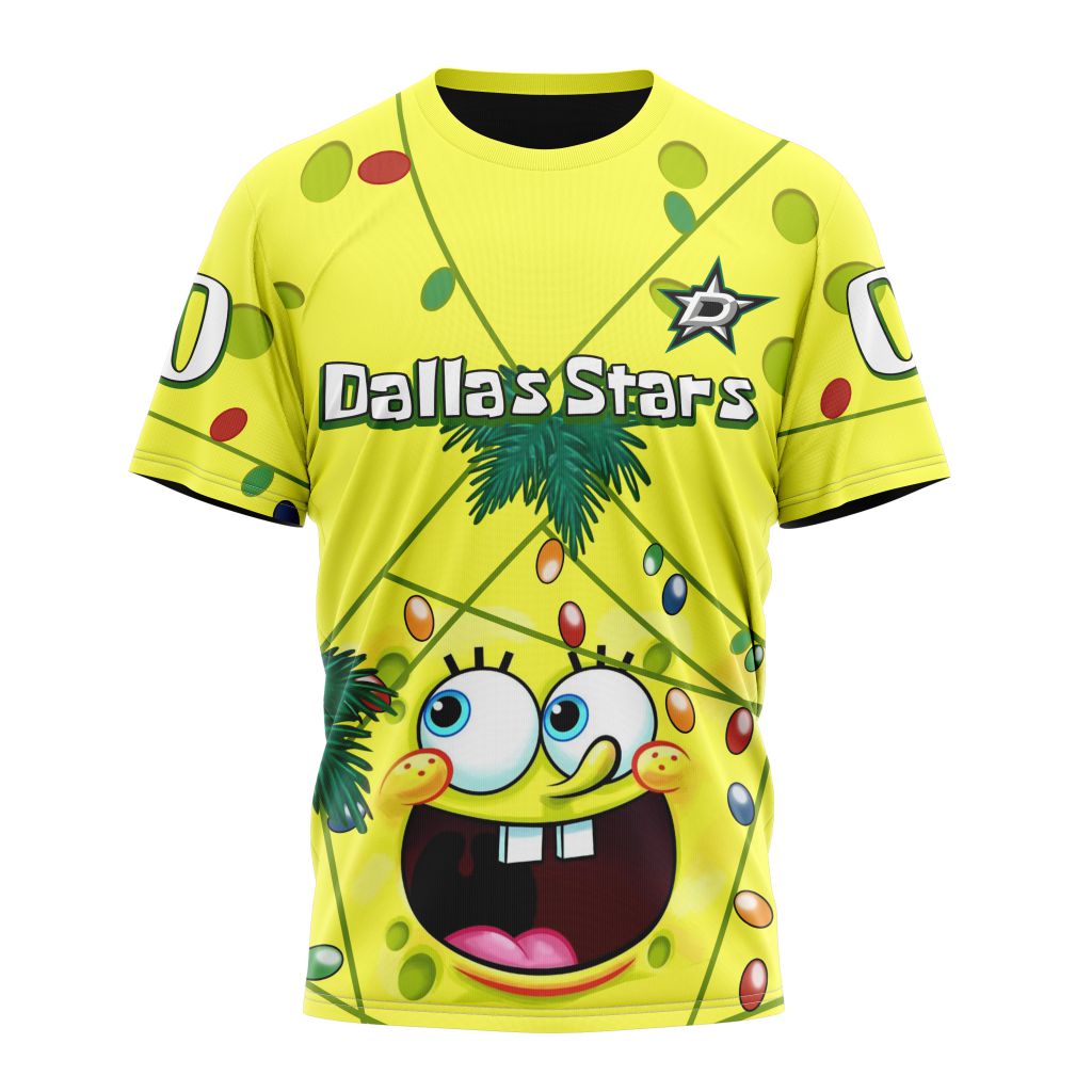 T-shirt Dallas Stars | Specialized Jersey With SpongeBob V0122