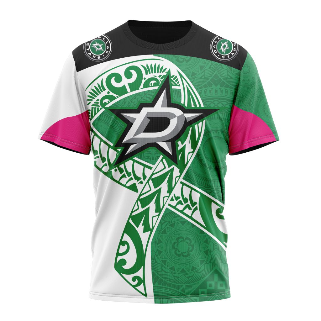 T-shirt Dallas Stars | Specialized Samoa Fights Cancer Jersey