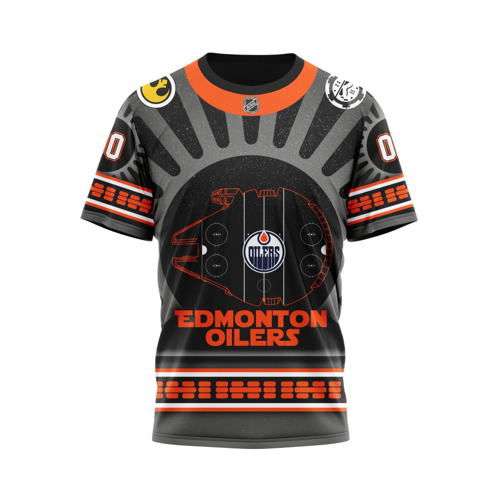 T-shirt Edmonton Oilers | Specialized Star Wars May The 4th Be With You V0222