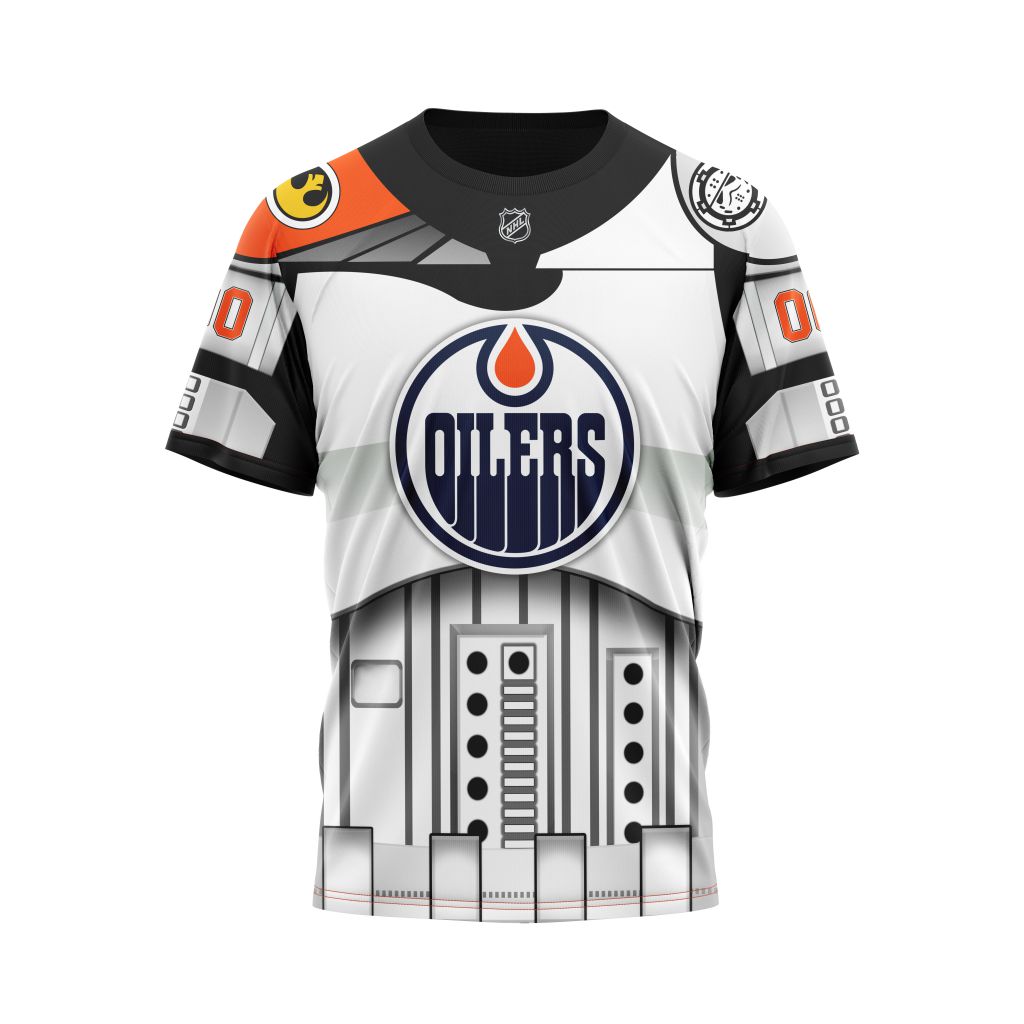 T-shirt Edmonton Oilers | Specialized Star Wars May The 4th Be With You V0322