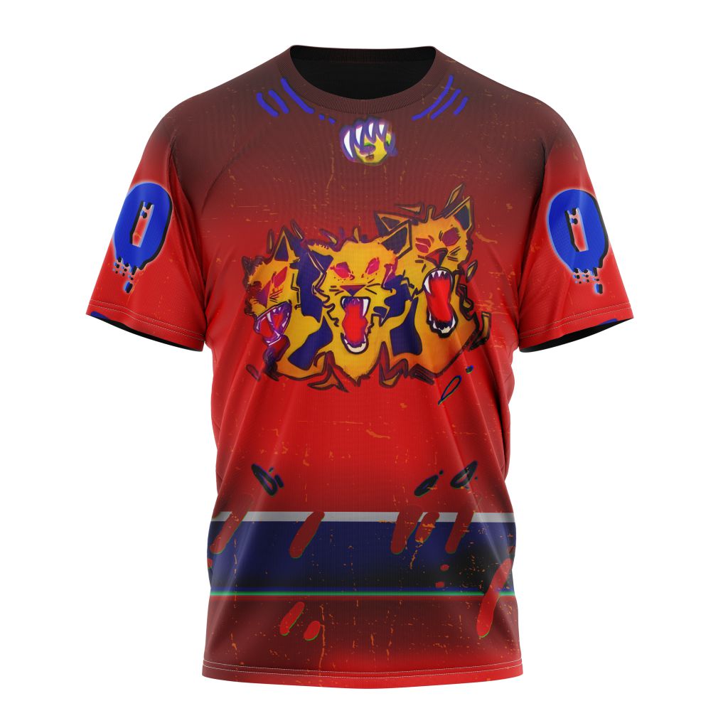 T-shirt Florida Panthers | Specialized Jersey For Halloween Night