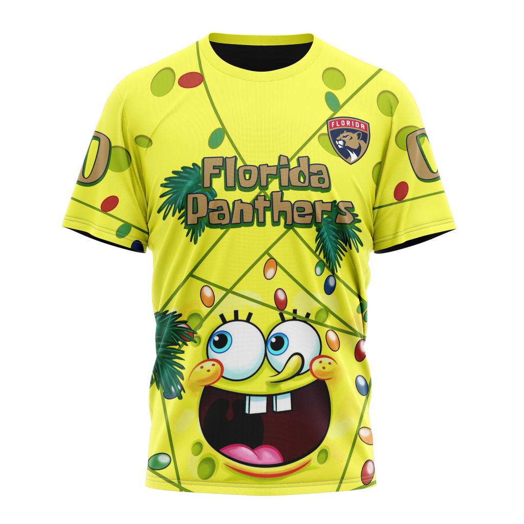 T-shirt Florida Panthers | Specialized Jersey With SpongeBob V0122