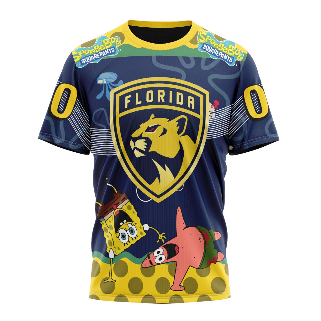 T-shirt Florida Panthers | Specialized Jersey With SpongeBob