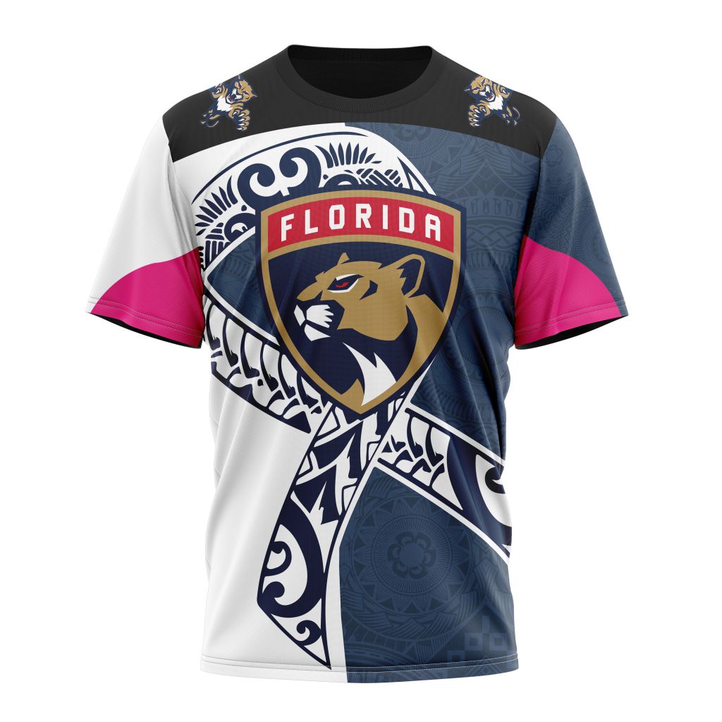 T-shirt Florida Panthers Specialized Samoa Fights Cancer Jersey