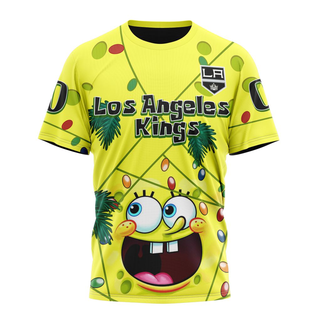 T-shirt Los Angeles Kings | Specialized Jersey With SpongeBob V0122