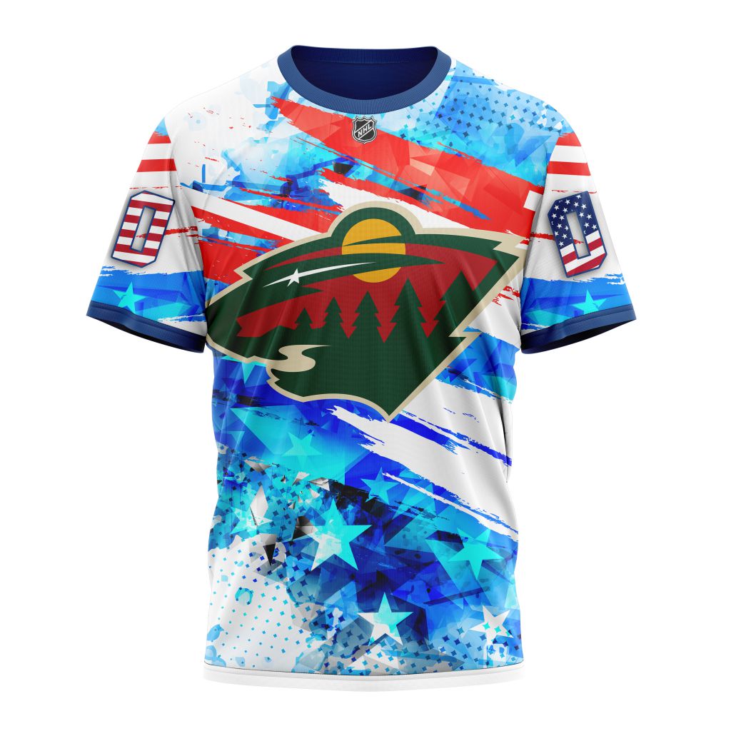 T-shirt Minnesota Wild | Special Concept For Independence Day ST2201