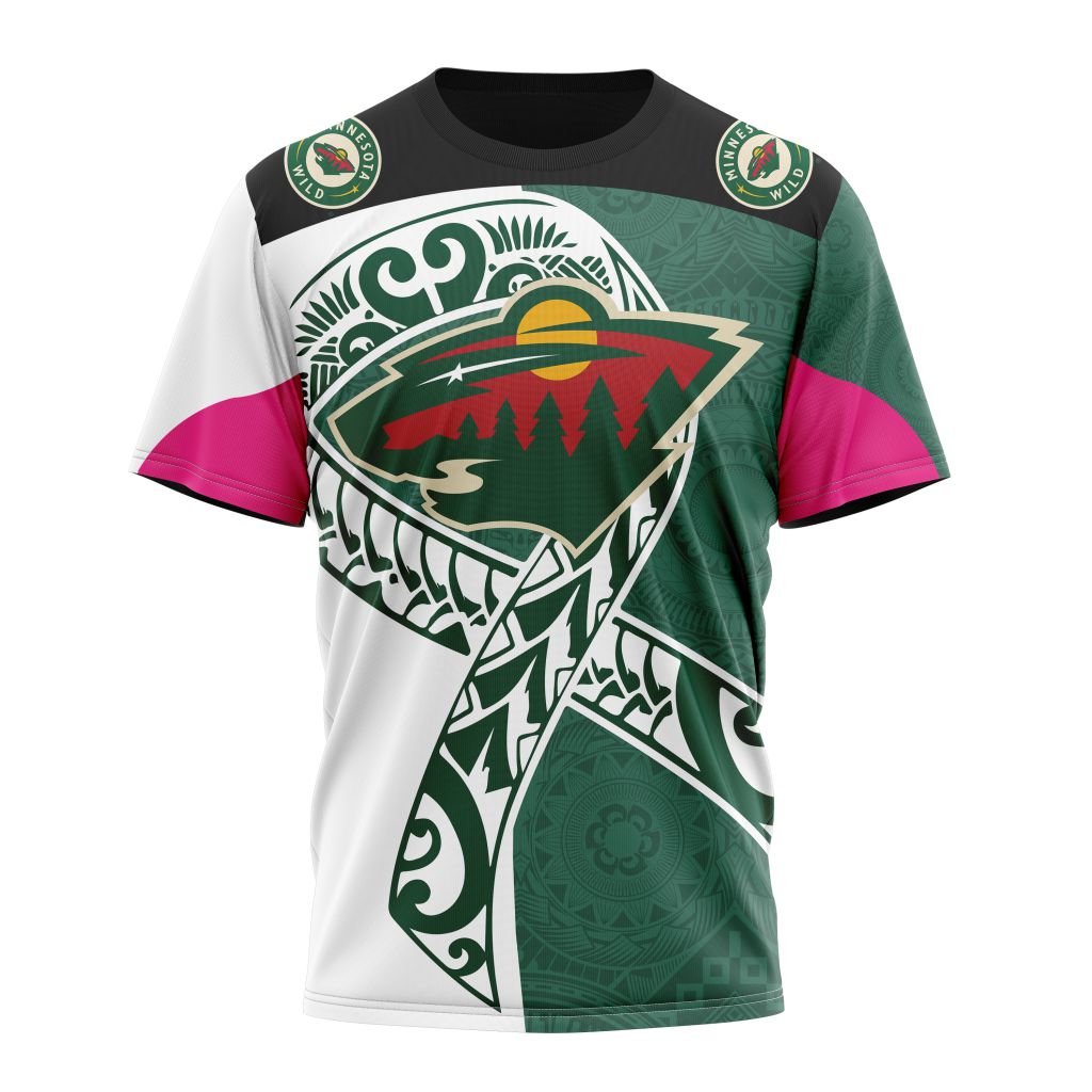 T-shirt Minnesota Wild | Specialized Samoa Fights Cancer Jersey