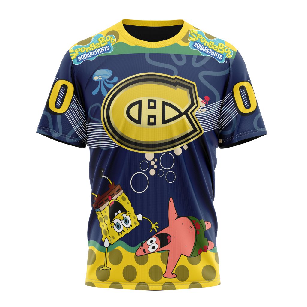 T-shirt Montreal Canadiens Specialized Jersey With SpongeBob