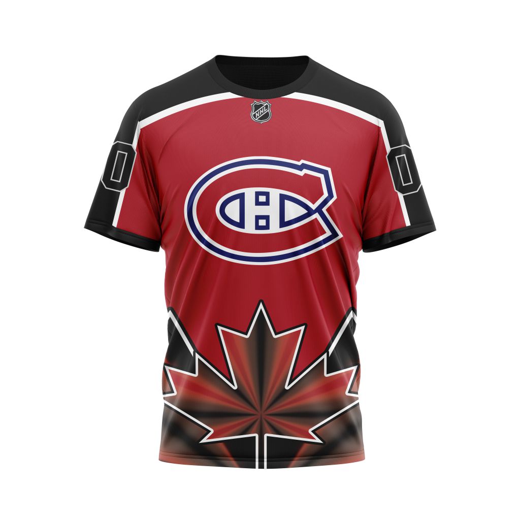 T-shirt Montreal Canadiens | With Beloved Canada Maple Leafs V0122