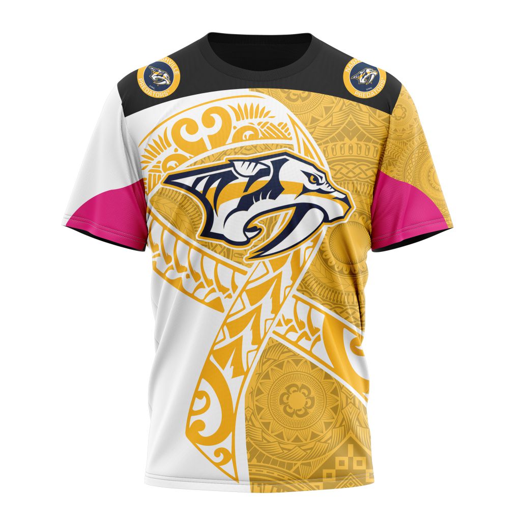 T-shirt Nashville Predators | Specialized Samoa Fights Cancer Jersey