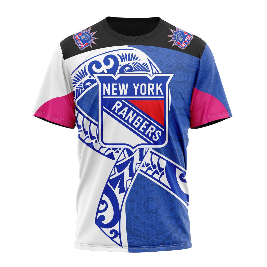 T-shirt New York Rangers | Specialized Samoa Fights Cancer Jersey