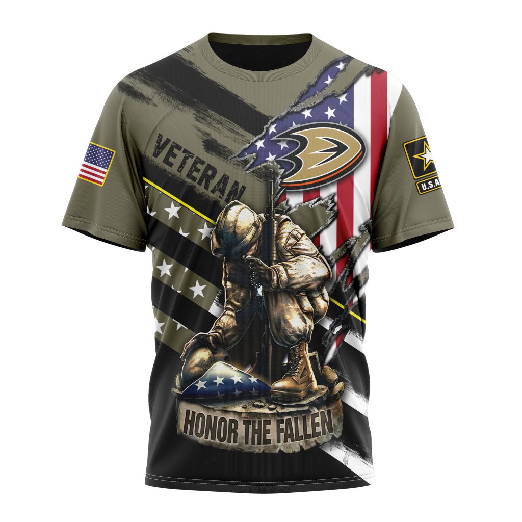 T-shirt NHL Anaheim Ducks - Honor Veterans And Their Families ST2202