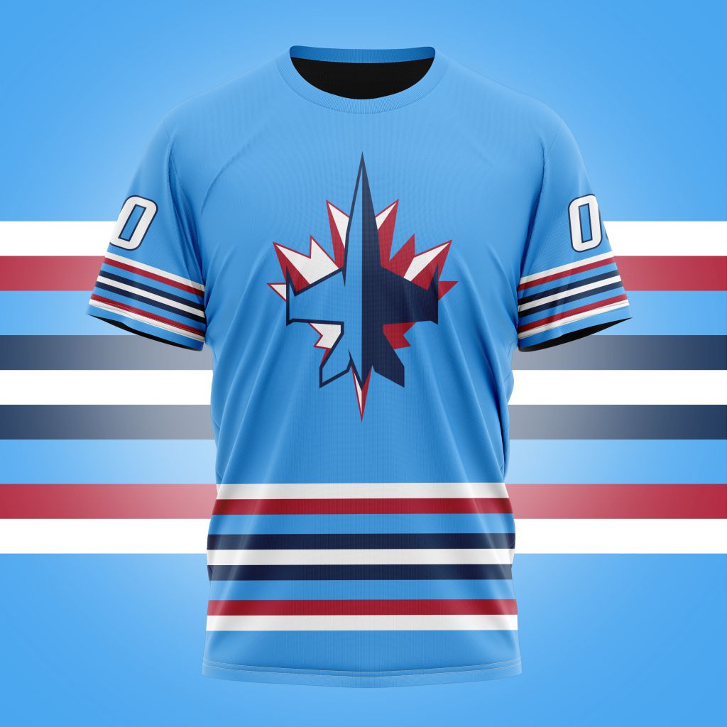 T-shirt NHL Winnipeg Jets Special Colour Rush Design ST2401
