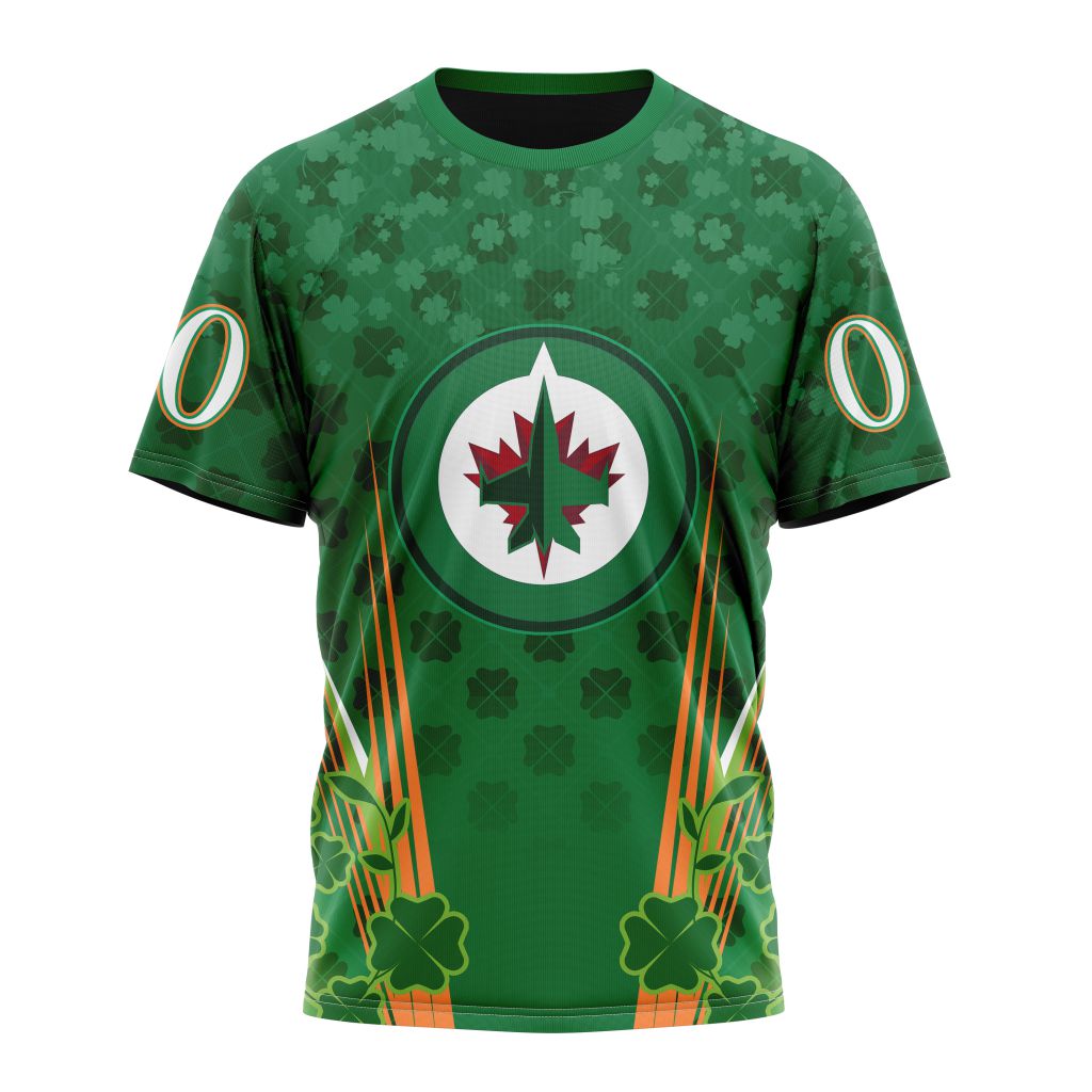 T-shirt NHL Winnipeg Jets Special Design For St. Patrick's Day ST2402