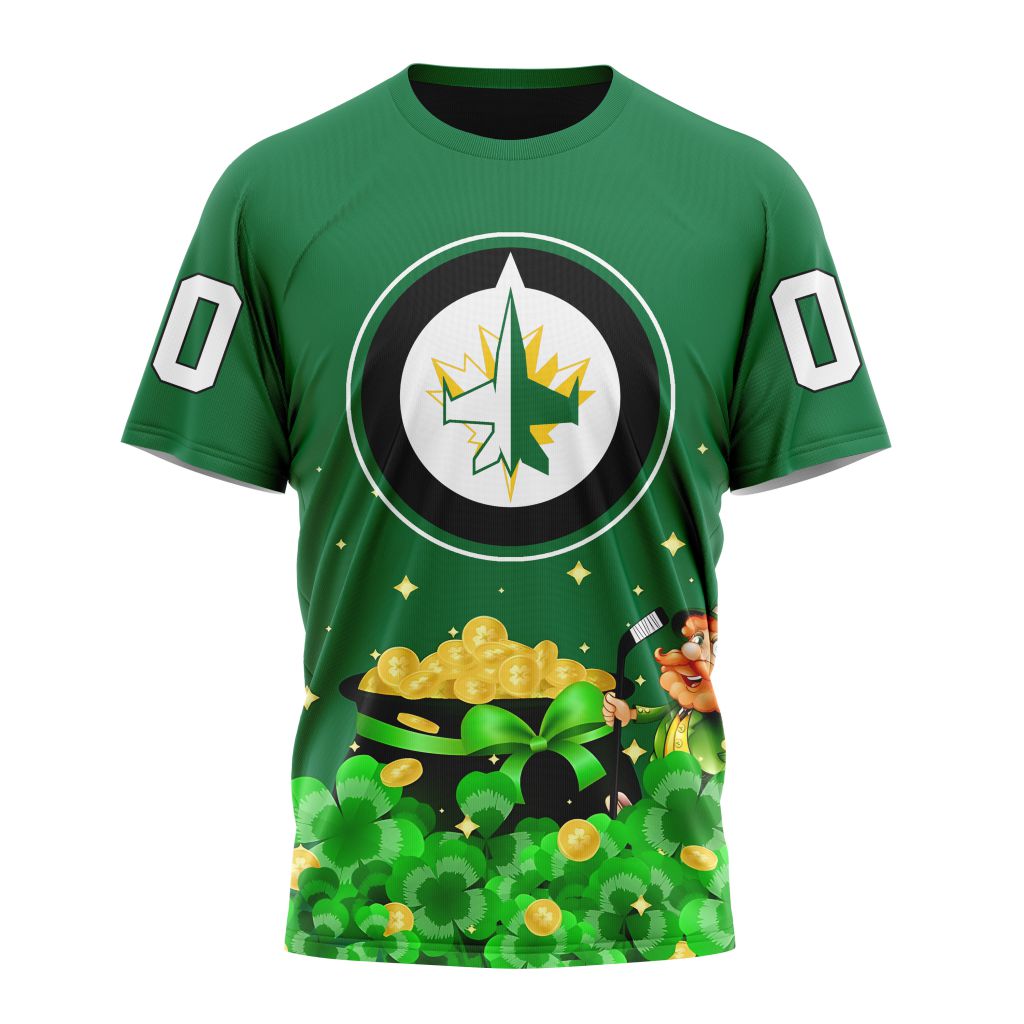 T-shirt NHL Winnipeg Jets Special Design For St.Patrick's Day ST2501
