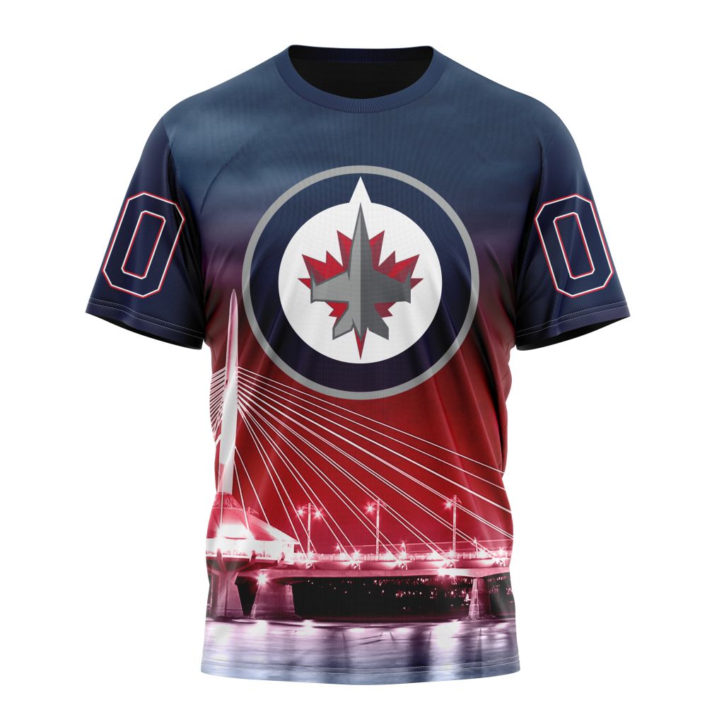 T-shirt NHL Winnipeg Jets Special Design With Esplanade Riel ST2301