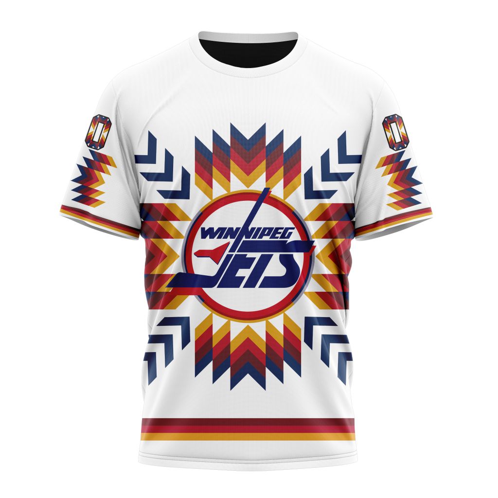 T-shirt NHL Winnipeg Jets Special Design With Native Pattern ST2302