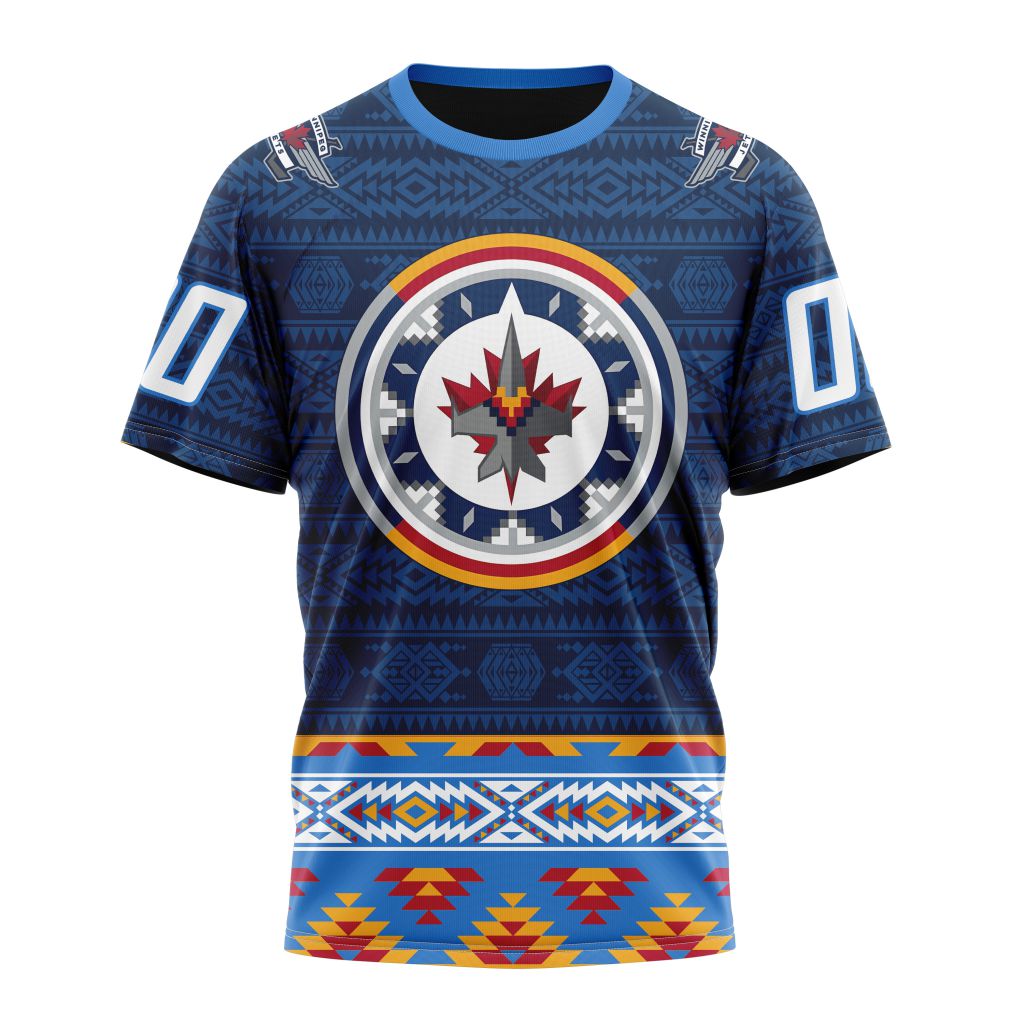 T-shirt NHL Winnipeg Jets Special Design With Native Pattern ST2303