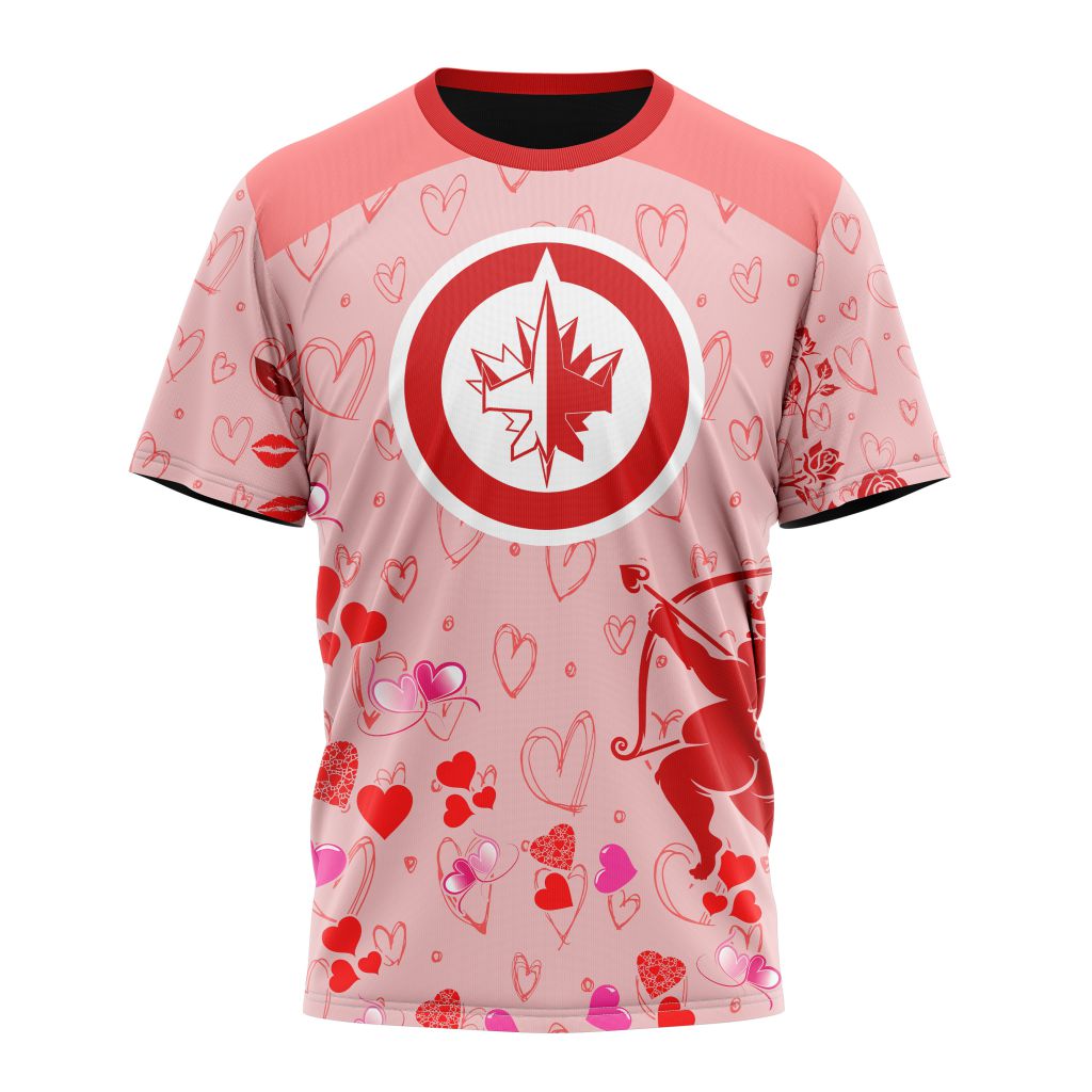 T-shirt NHL Winnipeg Jets Special Gift For Valentines Day ST2402