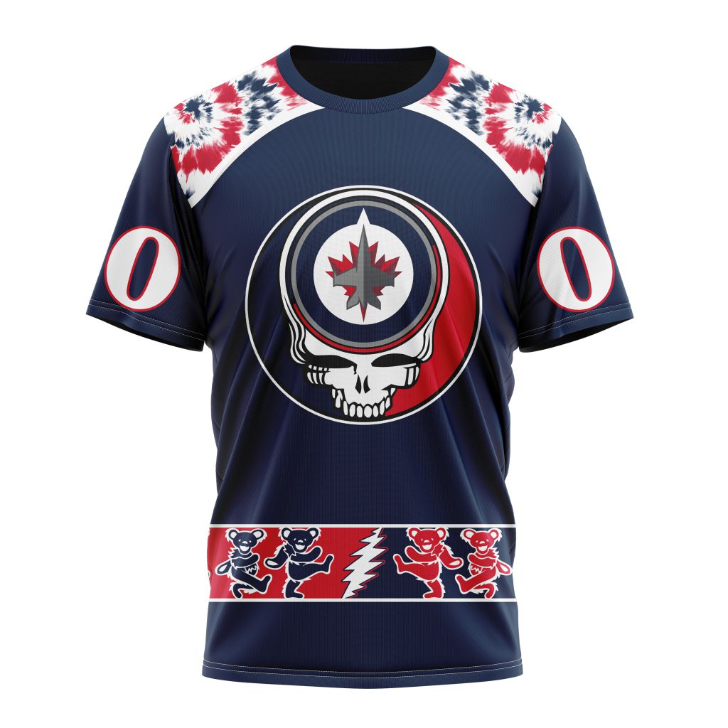 T-shirt NHL Winnipeg Jets Special Grateful Dead Design ST2301