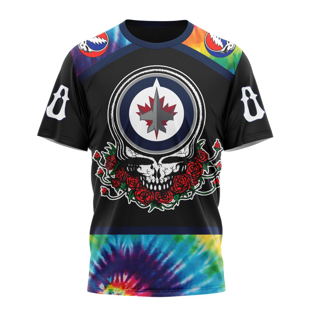 T-shirt NHL Winnipeg Jets Special Grateful Dead Design ST2502