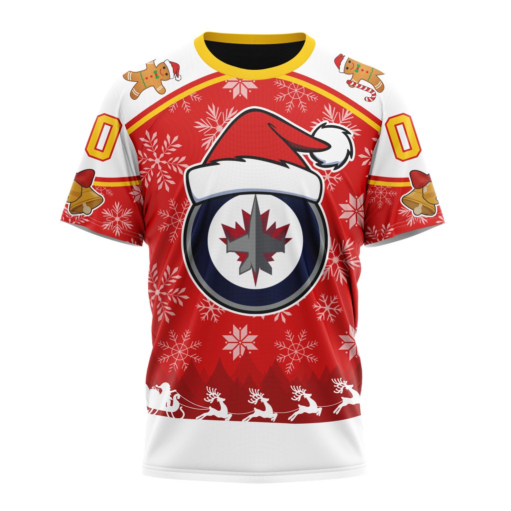 T-shirt NHL Winnipeg Jets Special Merry Christmas Design ST2402