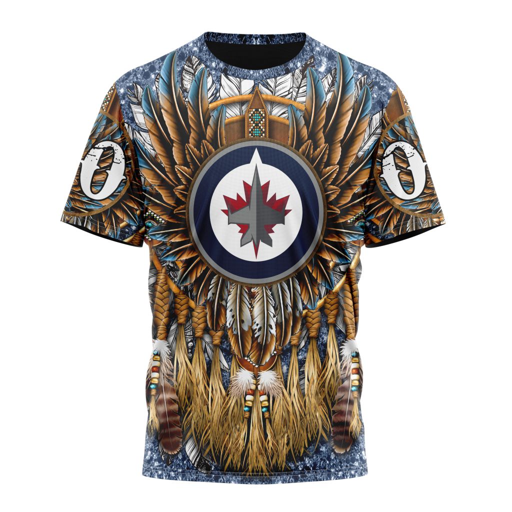 T-shirt NHL Winnipeg Jets Special Native Costume Design ST2201