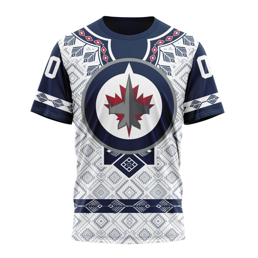 T-shirt NHL Winnipeg Jets Special Native Heritage Design ST2403
