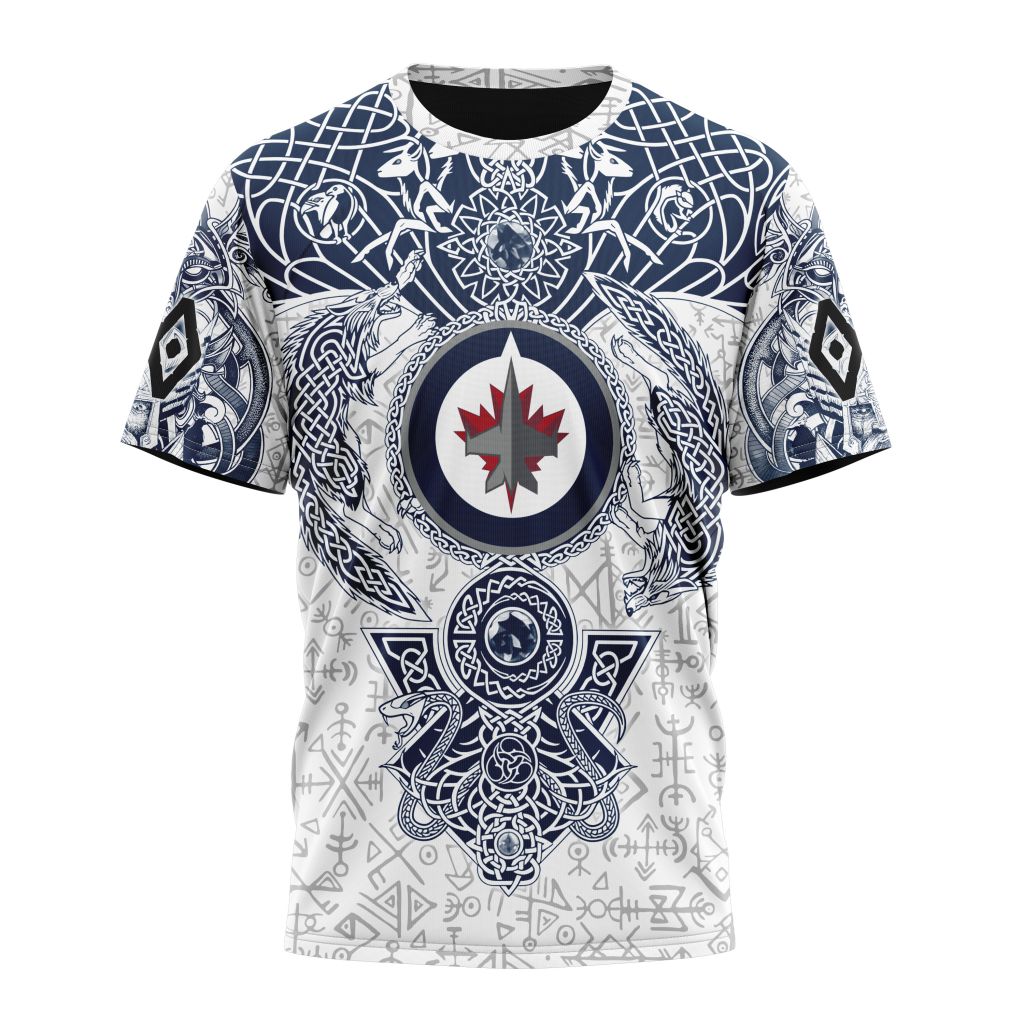 T-shirt NHL Winnipeg Jets Special Norse Viking Symbols ST2202