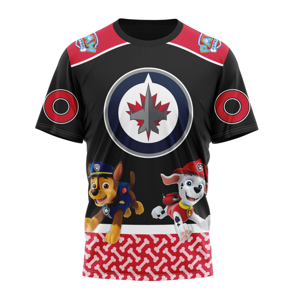 T-shirt NHL Winnipeg Jets Special Paw Patrol Design ST2301