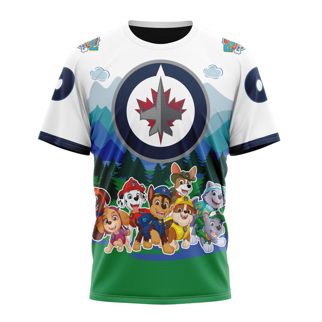 T-shirt NHL Winnipeg Jets Special Paw Patrol Design ST2401
