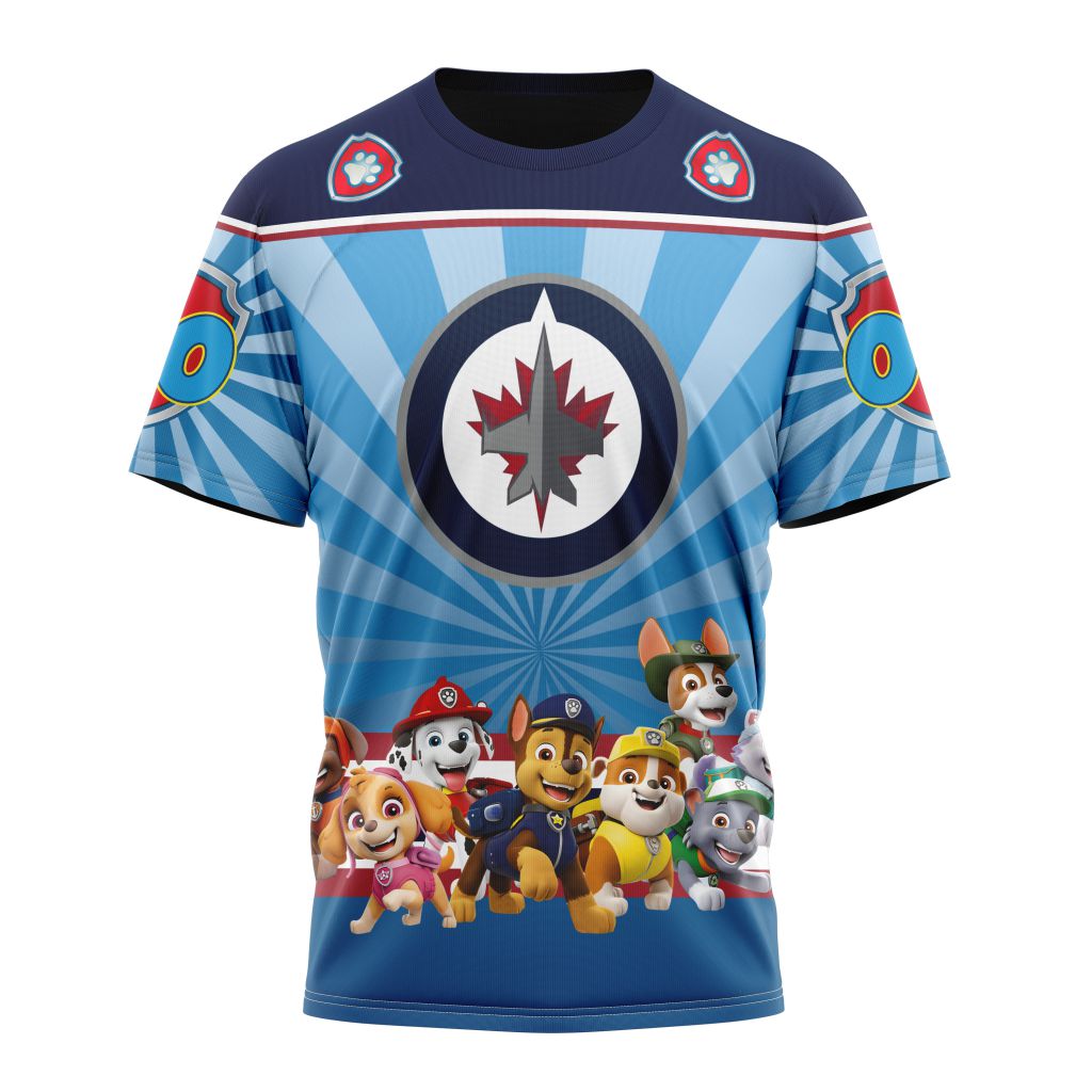 T-shirt NHL Winnipeg Jets Special Paw Patrol Kits ST2201