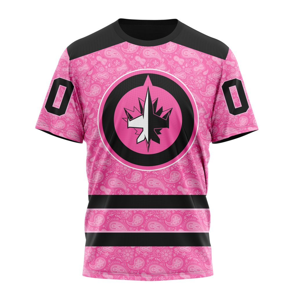 T-shirt NHL Winnipeg Jets Special Pink Fight Breast Cancer ST2306