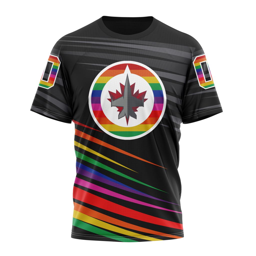 T-shirt NHL Winnipeg Jets Special Pride Design Hockey Is For Everyone ST2401