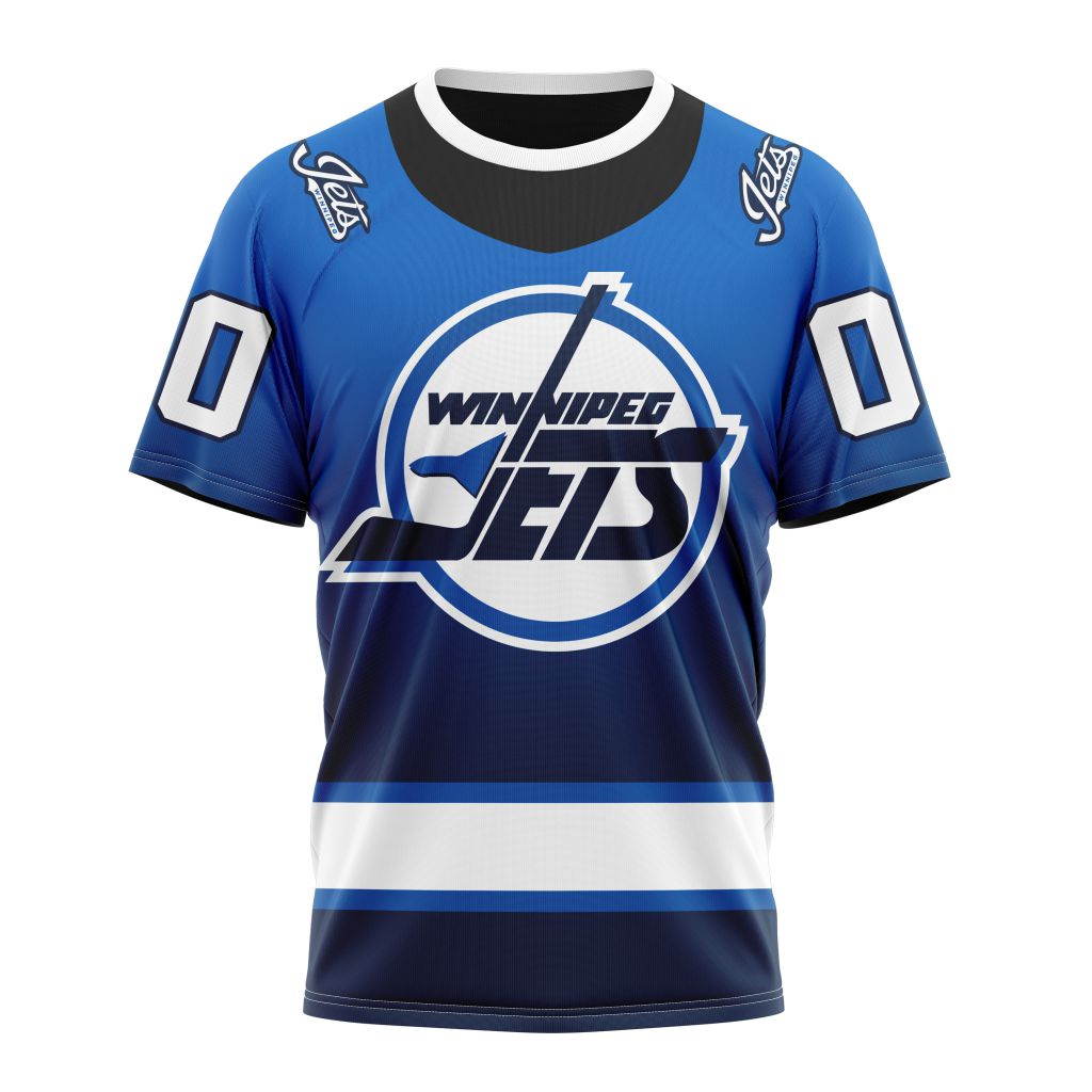 T-shirt NHL Winnipeg Jets Special Retro Gradient Design ST2202