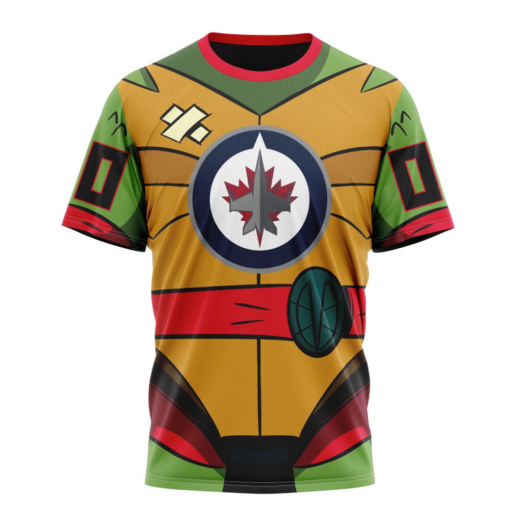T-shirt NHL Winnipeg Jets Special Teenage Mutant Ninja Turtles Design ST2301
