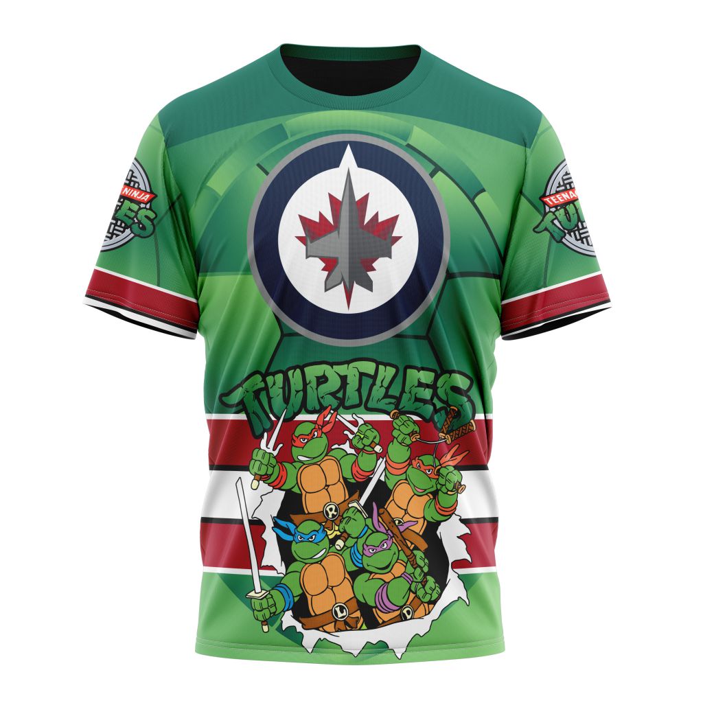 T-shirt NHL Winnipeg Jets Special Teenage Mutant Ninja Turtles Design ST2402