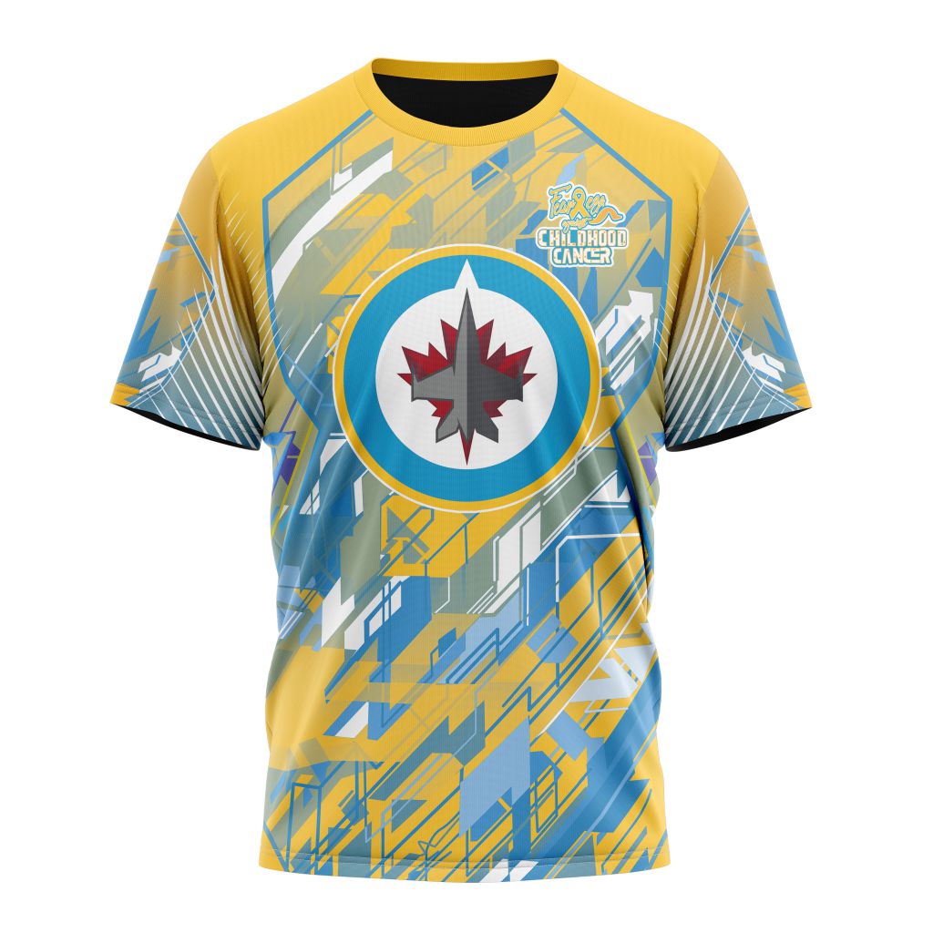 T-shirt NHL Winnipeg Jets | Specialized Design Fearless Against Childhood Cancers