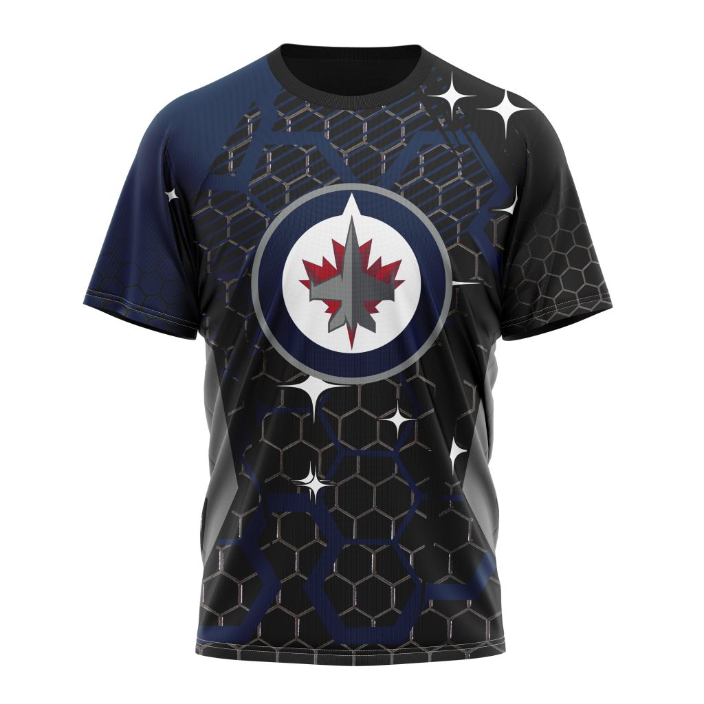 T-shirt NHL Winnipeg Jets | Specialized Design With MotoCross Syle V0222