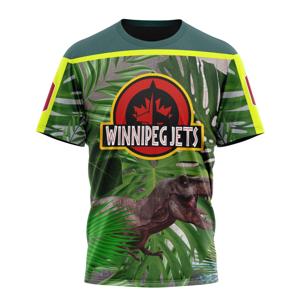 T-shirt NHL Winnipeg Jets | Specialized Jersey Hockey For Jurassic World