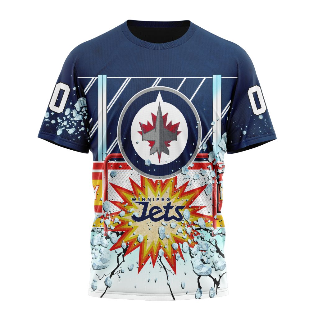T-shirt NHL Winnipeg Jets | Specialized Jersey With Ice Hockey Arena