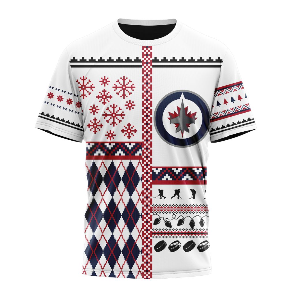T-shirt NHL Winnipeg Jets | Specialized Unisex Christmas Is Coming V01