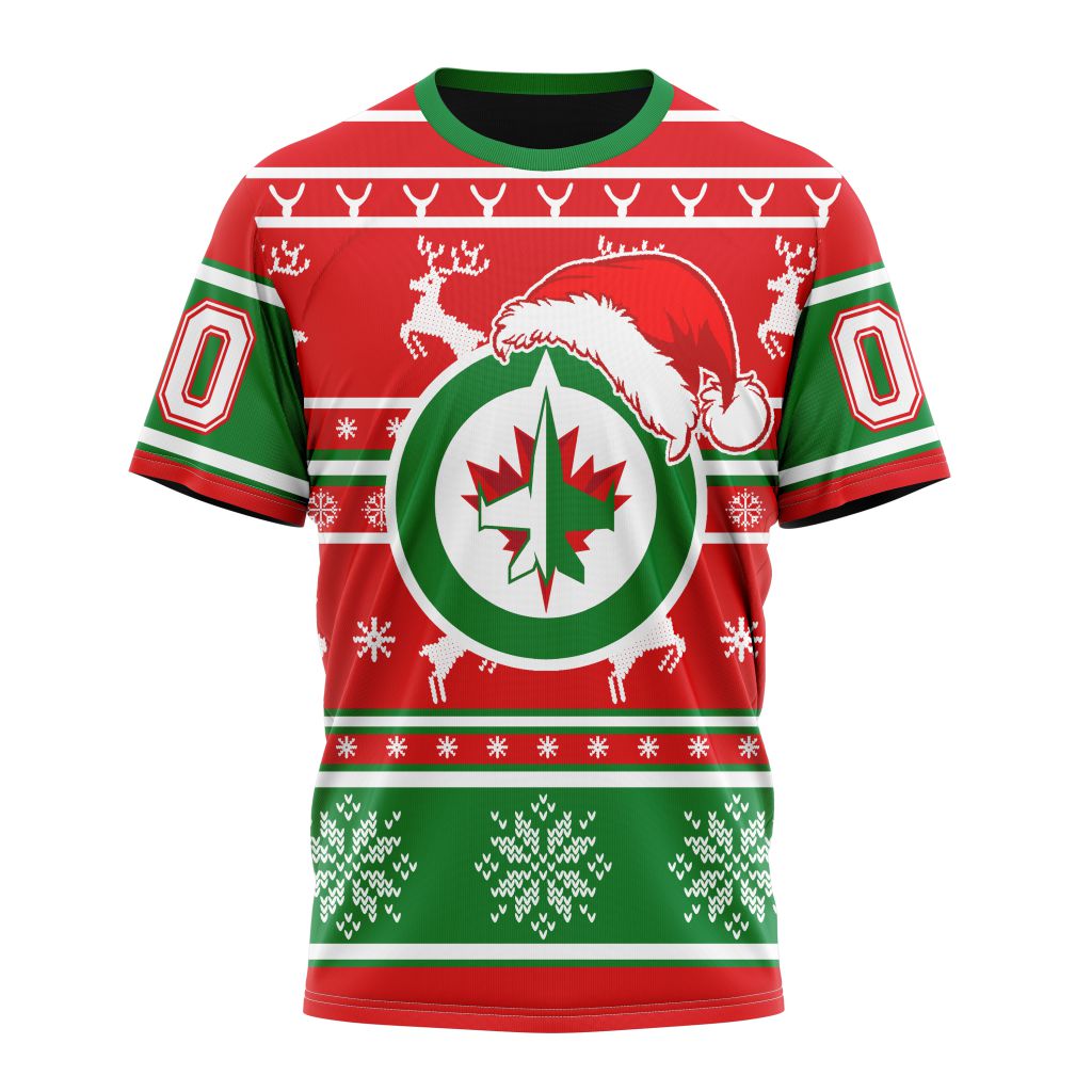 T-shirt NHL Winnipeg Jets | Specialized Unisex Christmas Is Coming V02