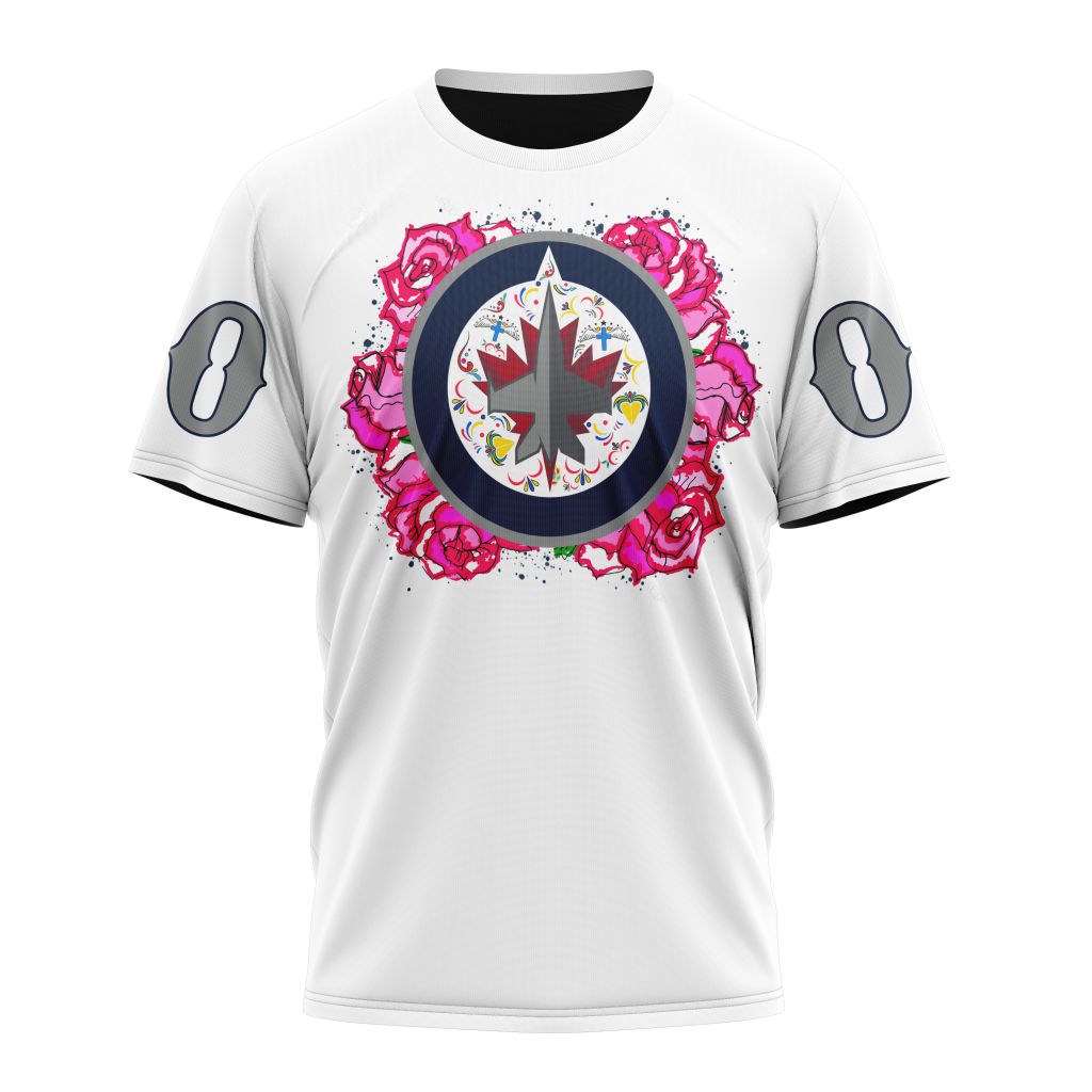 T-shirt NHL Winnipeg Jets | Specialized Unisex Kits Dia De Muertos