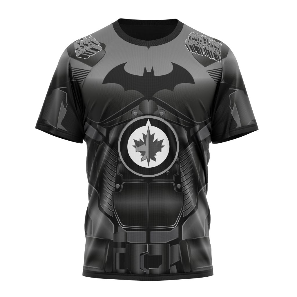 T-shirt NHL Winnipeg Jets X Batman Specialized Design For Father Day V0122