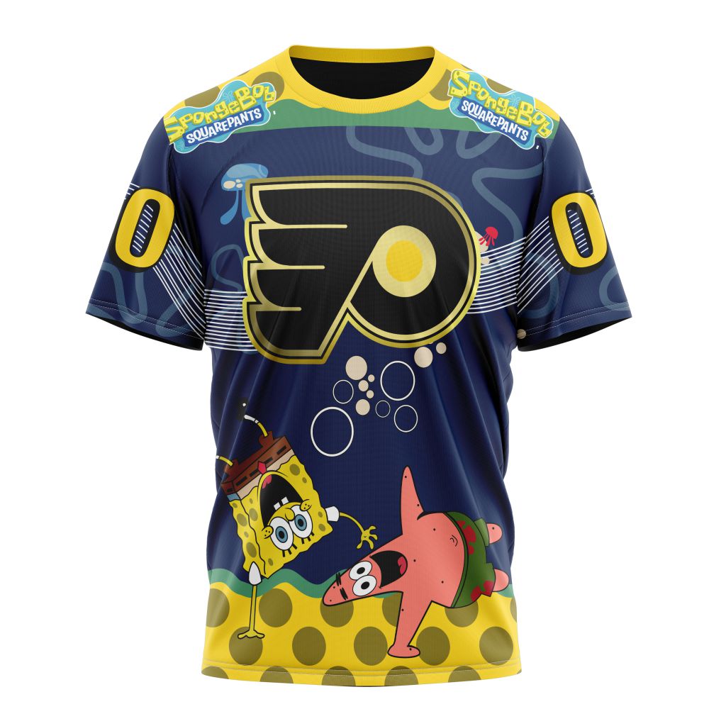 T-shirt Philadelphia Flyers | Specialized Jersey With SpongeBob