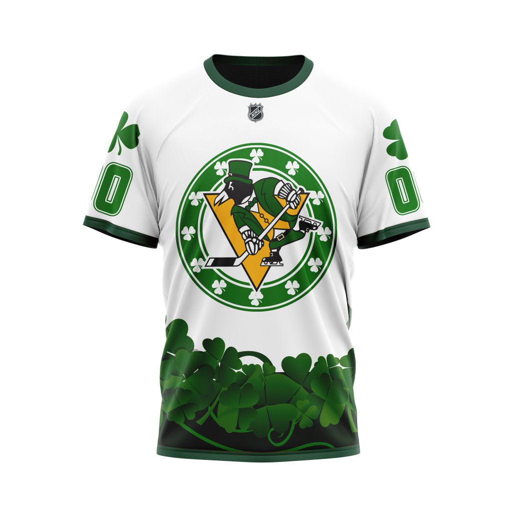 T-shirt Pittsburgh Penguins | Happy St.Patrick Days Jersey V0522