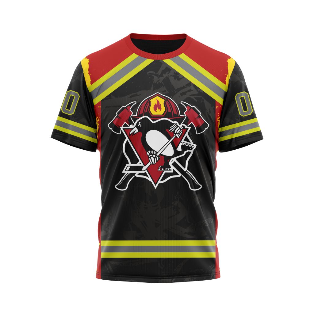 T-shirt Pittsburgh Penguins | Honnor Firefighter V0322