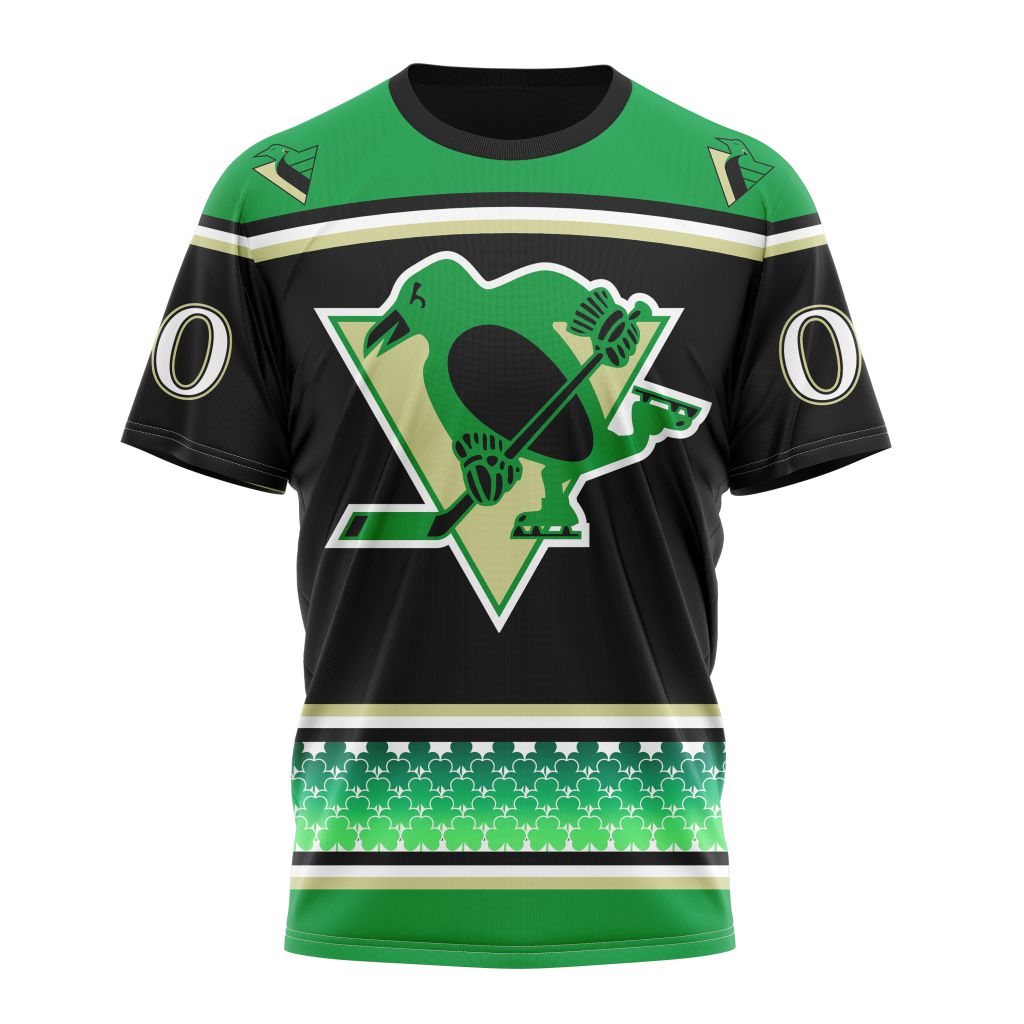 T-shirt Pittsburgh Penguins | Specialized Hockey Celebrate St Patrick's Day V0122