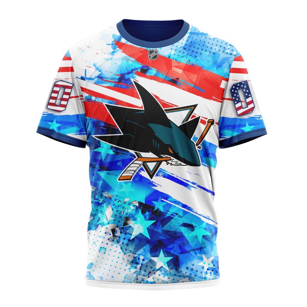 T-shirt San Jose Sharks | Special Concept For Independence Day ST2201
